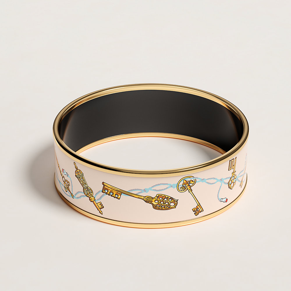 国内発☆すぐ届く【HERMES】エナメルブレスレット バンダナ エナメルブレスレット 《クリックHH/バンダナ》 ソー・ブラック